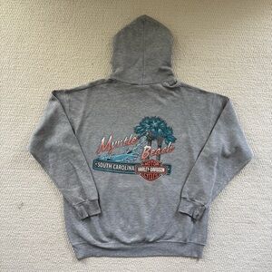 Vintage 1996 Harley Davidson Graphic Hoodie
